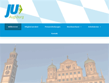 Tablet Screenshot of ju-augsburg.de
